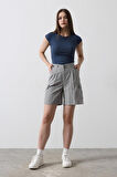 Modavera Cargo Cepli Şort - Gri