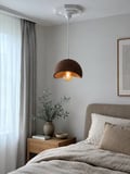 Solea Avize - Modern Sarkıt Avize - Balkon, Salon, Yatak Odasına Uygun - PLA Malzeme - 24 cm Çap - Beyaz