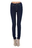 Mavi Denim İndigo Dar Paça Detaylı Kadın Pantolon