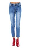 Mavi Denim Taşlanmış Yıpratmalı Kadın Pantolon