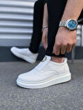 Tb161 Hippo Bağcıksız Cilt Erkek Günlük Sneaker Ayakkabı Cbt - Beyaz