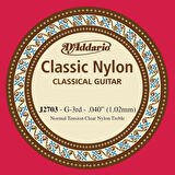 DADDARIO J2703 KLASİK TEK TEL, NAYLON, G-(SOL), NORMAL