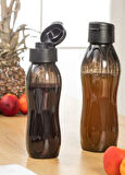 Okul Matarası Kapaklı BPA FREE Öğrenci Suluğu Siyah PP-5 Kokusuz Suluk Sporcu Suluk 750 Ml
