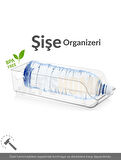 Şişe Organizeri Bpa Free Buzdolabı Düzenleyici Darbeye Dayanaklı Kutu Organizeri