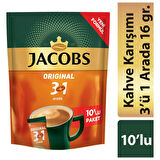 Jacobs 3Ü1 Arada Orijinal Kahve 16 Gr X 10 Adet