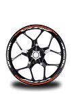 Turuncu Yamaha Fazer Jant Sticker Etiket
