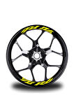 Yzf R6  Yazılı 8Li Jant İçi Yazı Sticker Etiket