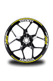 Yamaha YZF Sarı Takım Jant Sticker