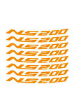 Bajaj Pulsar NS200 Jant İçi Sticker Etiket Modeli