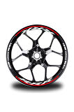 Kırmızı Honda RRR Jant Sticker Etiket