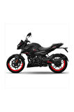 Bajaj Pulsar N250 Yarım Kaplama Jant Sticker Etiket Modeli Kırmızı