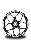 Kırmızı Yamaha Fz6r Takım Jant Sticker Etiket