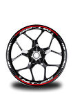 Gri Yamaha R1 Takım Jant Sticker Etiket