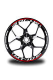 Turuncu Yamaha Fazer Takım Jant Sticker Etiket