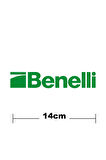 Benelli Logo Yazı Sticker Etiket Tek Renk