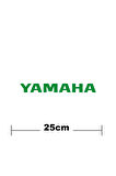 Yamaha Logo Yazı Sticker Etiket Tek Renk