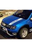 Renault Dacia Duster Ön Kaput Şerit Sticker Etiket Modeli