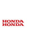 20 cm Honda Yazılı Mini Sticker Etiket Modeli