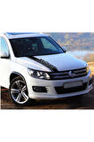 Volkswagen Tiguan Ön Kaput Sticker Etiket Modeli