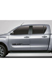 Toyota Hilux Dağ Desenli Sticker Etiket Modeli