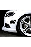 Audi Yan Kapı Logo Ve Yazı Detaylı Sticker Etiket
