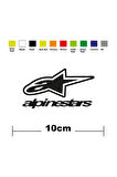 Alpinestars Sponsor Marka Tek Renk Sticker Etiket