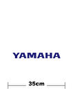 Yamaha Logo Yazı Sticker Etiket Tek Renk
