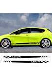 Seat Leon Yan Kapı Sticker Etiket Modeli 2