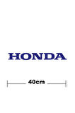 Honda Logo Yazı Sticker Etiket Tek Renk