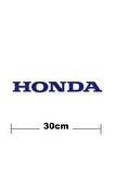 Honda Logo Yazı Sticker Etiket Tek Renk