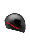 Tek Renk Michelin (Michelin Helmet Stickers) Kask Sticker Etiket Modeli