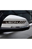 Seat Leon Yazılı Ayna Sticker Etiket Modeli