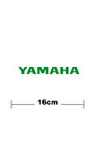 Yamaha Logo Yazı Sticker Etiket Tek Renk