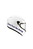 Tek Renk Live Fast Die Young (live Fast Die Young Helmet Stickers) Kask Sticker Etiket Modeli