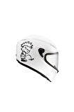 Tek Renk Pis Çocuk(dirty Boy Helmet Stickers) Kask Sticker Etiket Modeli
