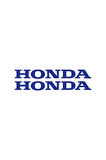 27 Cm Honda Yazılı Mini Sticker Etiket Modeli