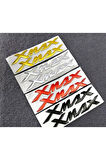 Yamaha XMAX 125/250/300 Amblem Renkli Damla Sticker Etiket Modeli