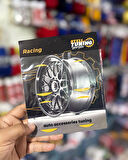 Universal Araç Uyumlu, Ferrari Jant Göbeği Arması, Sticker 4'lü Set 60mm