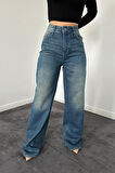 Lacivert Comfy Jeans Pantolon