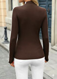 Kadın Uzun Kollu Balıkçı Yaka Kaşkorse Bluz