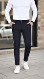 Erkek Slim Fit Likralı Gabardin Pantolon