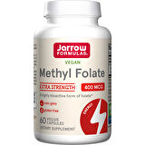 Jarrow Formulas Vegan Methyl Folate Enhanced 400 μg 60 Vegetarian Caps