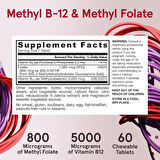 Jarrow Formulas Vegan Methyl Folate Enhanced 400 μg 60 Vegetarian Caps