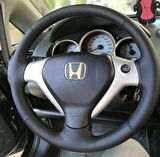 HONDA JAZZ ARACA ÖZEL DİKMELİ DİREKSİYON KILIFI(AÇIKLAMAYI OKUYUN)