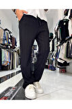 Fitil Desenli Jakarlı Erkek Baggy Jogger