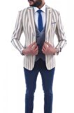 kombinli slimfit  Yelekli Takım Elbise