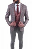 Kombinli Slimfit Drop 6 Takım Elbise