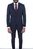 Fonte Falcao Slimfit Yelekli Drop 6 Takım-Lacivert