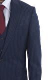 Fonte Falcao Slimfit Yelekli Drop 6 Takım-Lacivert