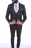 Jan Carlucci Slimfit Yelekli Drop 6 Takım